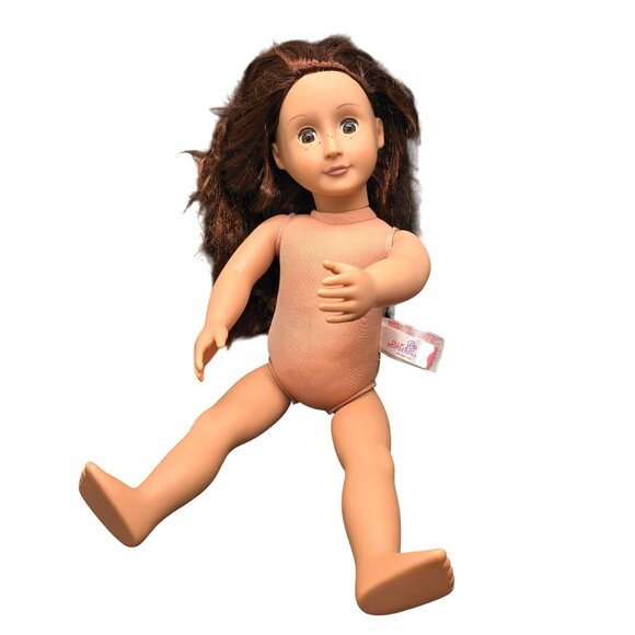 Our Generation Doll Auborn Hair Brown Eyes and Freckles 18" Sleep Wake JJ3824 - Picture 2 of 12